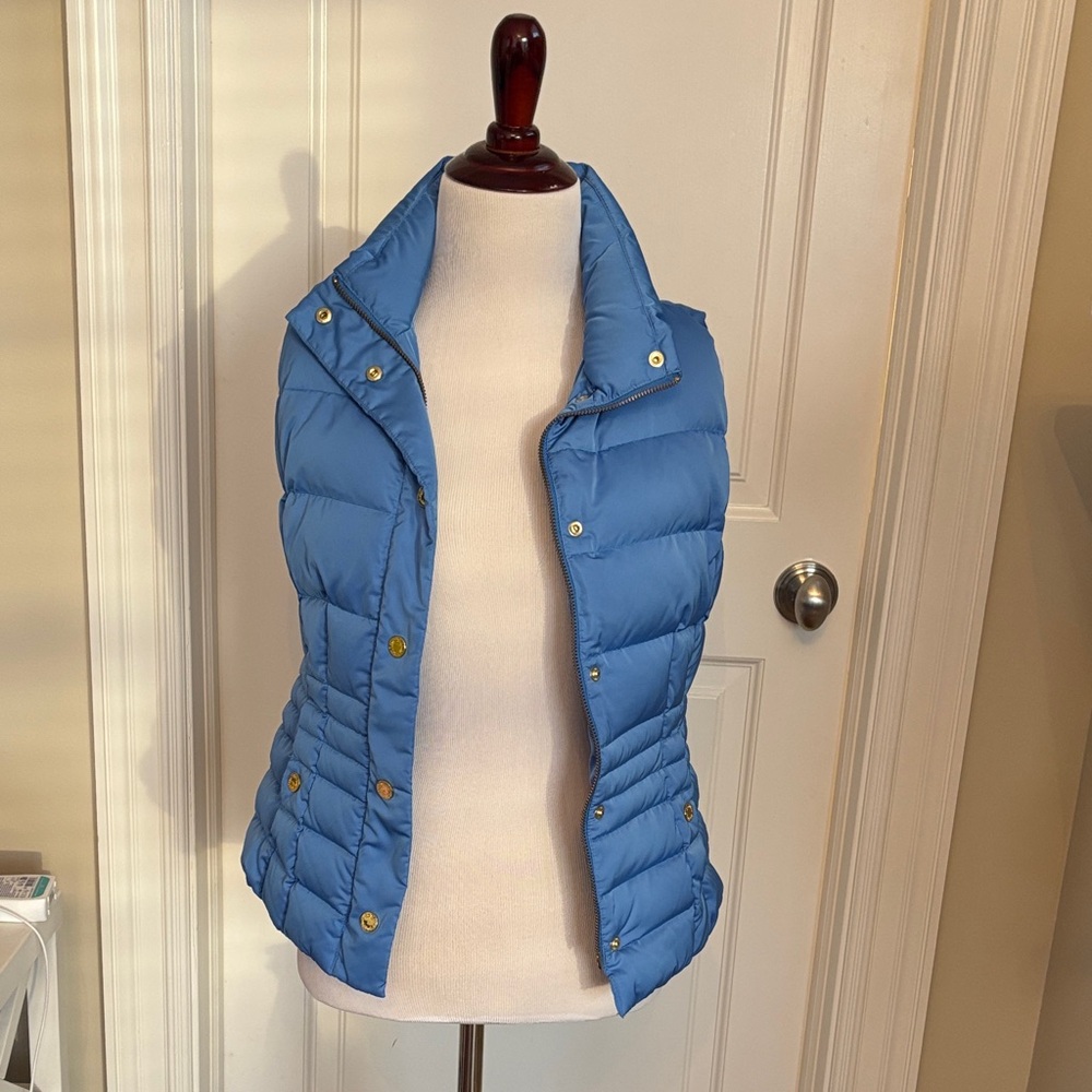 Lilly Pulitzer Sky Blue Quilted Vest